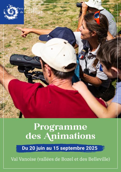 Animations Parc national de la Vanoise été 2025 Pralognan Champagny