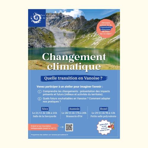 Vignette affiche ateliers changement climatique Vanoise