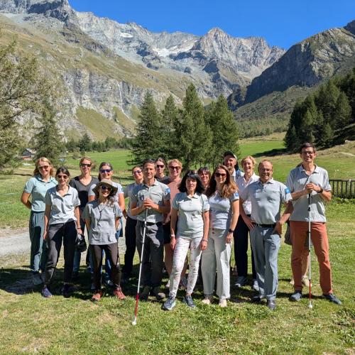 Groupe d'agents d'accueil du Parc national de la Vanoise