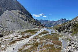 Point de vue sur le lac des Vaches depuis le Vanoiscope.
