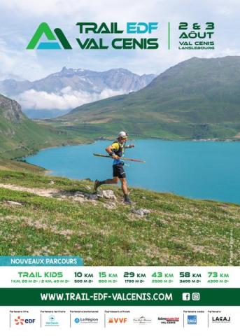 16e Trail EDF Val Cenis_Val-Cenis - Affiche trail EDF Val Cenis 2025