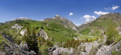 La vallée des glaciers, le village des Chapieux - La vallée des glaciers, le village des Chapieux