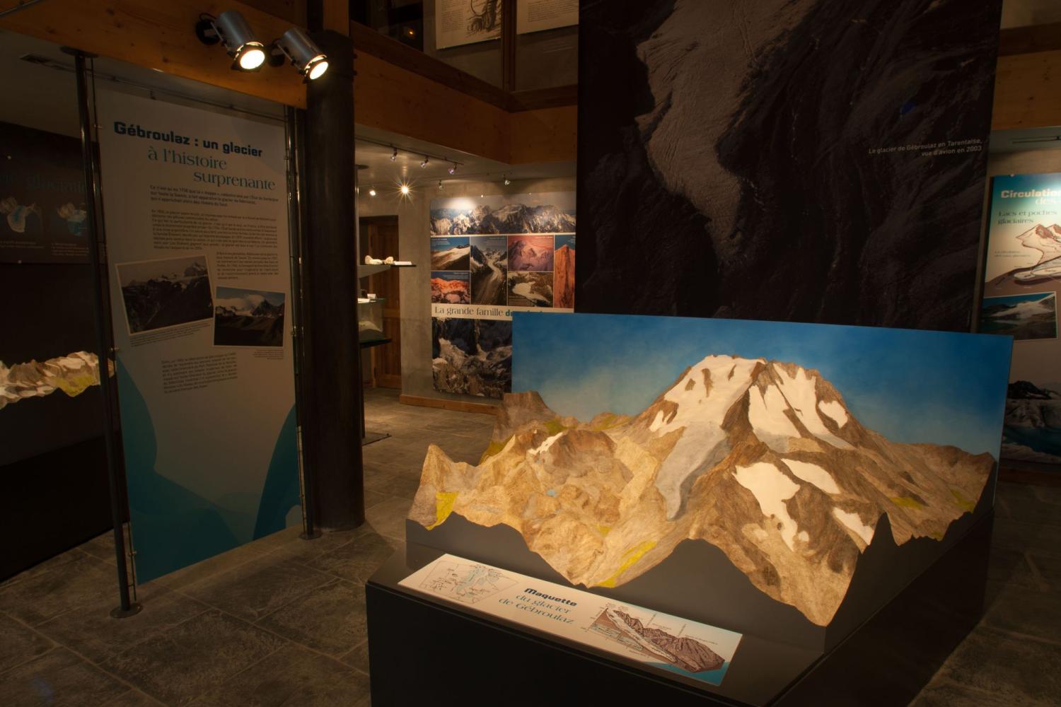 Exposition permanente sur les glaciers à l'Espace Glacialis