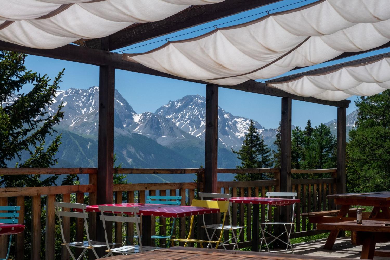 Terrasse du refuge