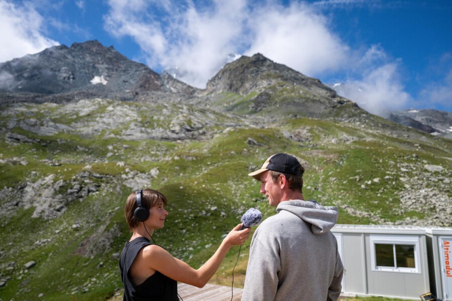 Travaux du refuge de Turia