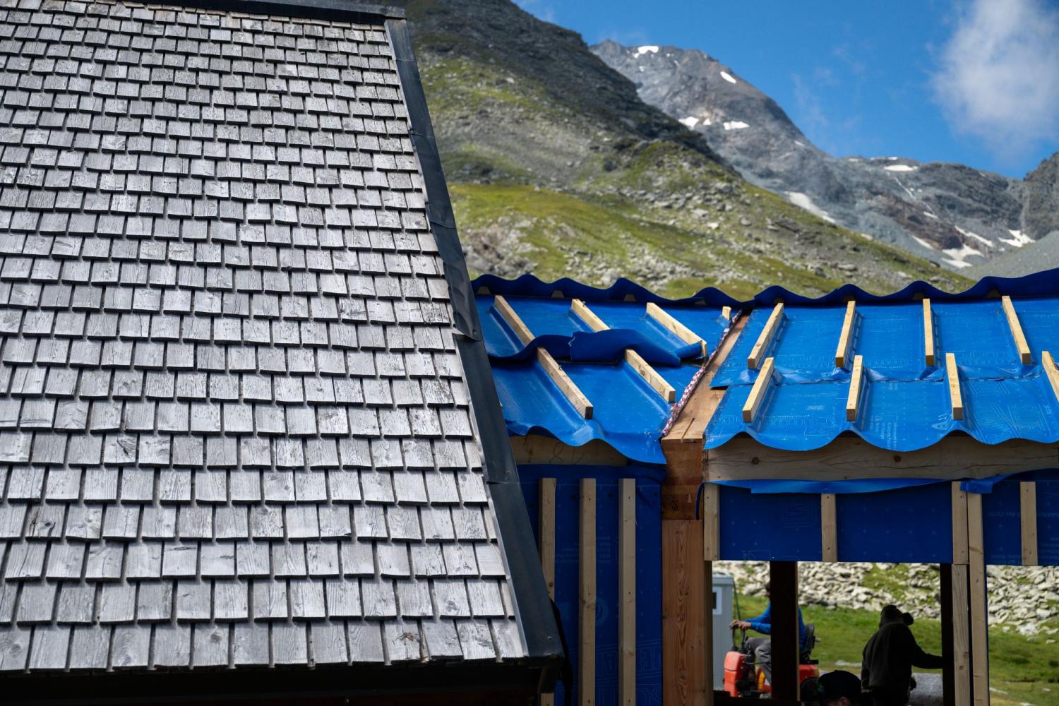 Travaux refuge Turia
