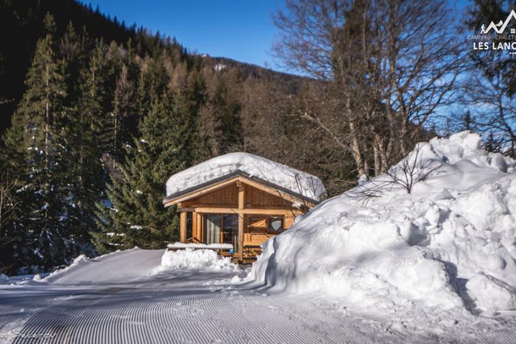 Camping les Lanchettes - Chalet Vanoise hiver